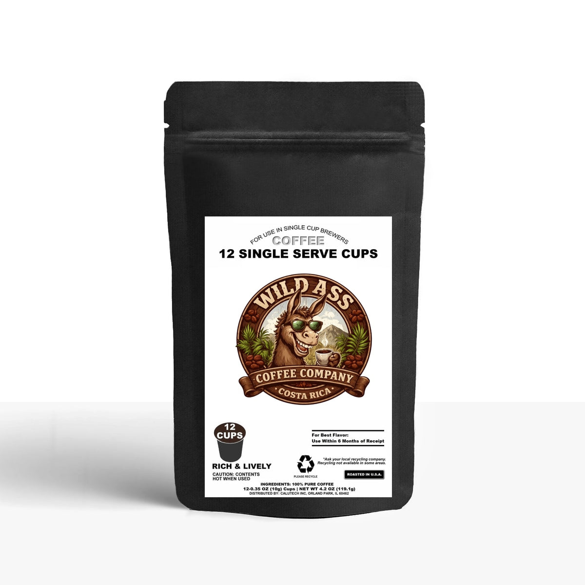 12 Pack Single Serve Coffee Capsules